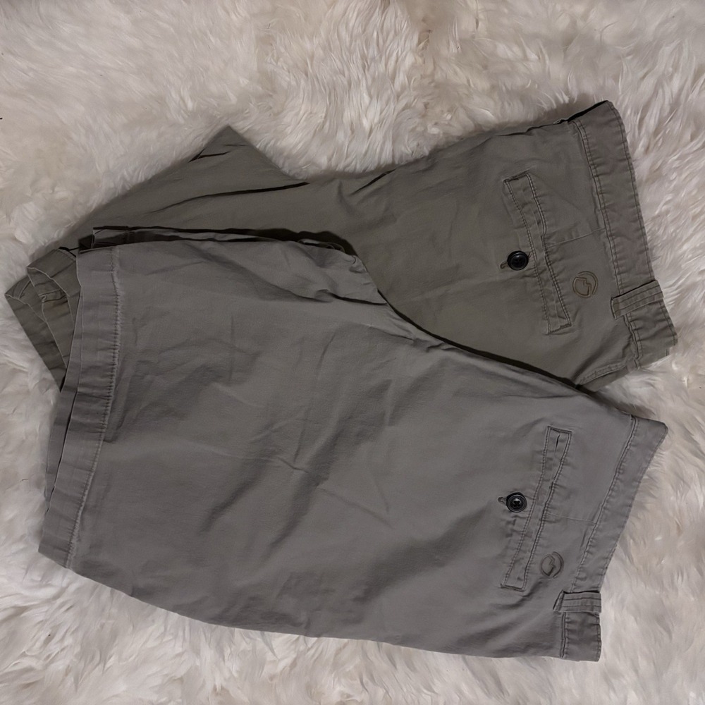 +MAGELLAN MEN SZ‎ 40(40X9) KHAKI CHINO SHORTS-HIKING , THIS IS FOR 2 PAIRS